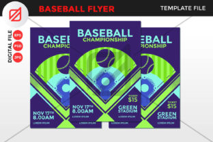 Baseball Flyer Template V3: A Versatile Design Asset for Creative Professionals