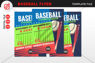 Baseball Flyer Template V6: A Versatile Design for Print and Creativity