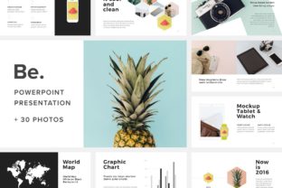 Be Powerpoint Template 30 Photos Bonus: A Modern and Versatile Presentation Tool