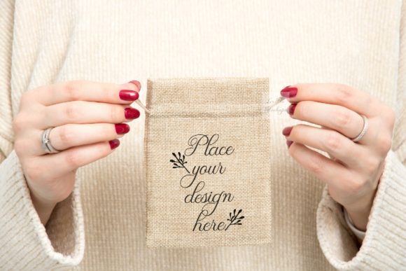 Burlap Small Brown Bag Sack Mockup: A Versatile Tool for Design and Creativity