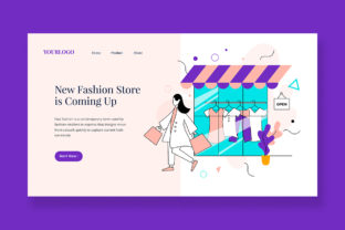 Fashion Store Landing Page: A Flexible and Editable Design Solution