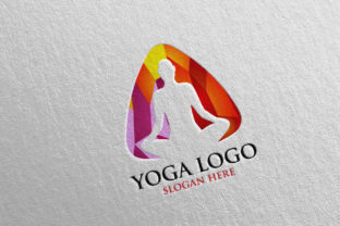Lotus Flower Logo 36 for Yoga and Spa Brands