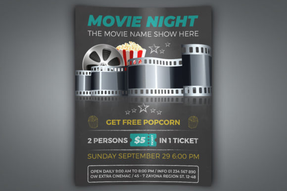 Movie Night Movie Time Flyer Template: A Practical Tool for Creative and Organized Workflows