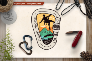 Vintage Climbing Logo Patch