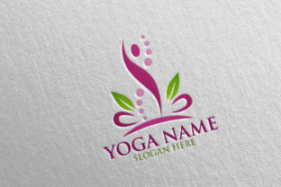 Yoga and Spa Lotus Flower Logo 26: A Versatile Design for Wellness Brands