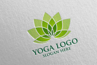 Yoga and Spa Lotus Flower Logo 32: A Versatile Design for Wellness Brands